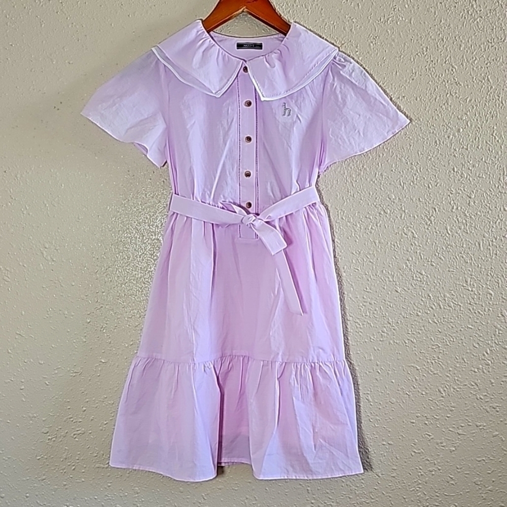 Hazzys Pink Cotton Blend Dress